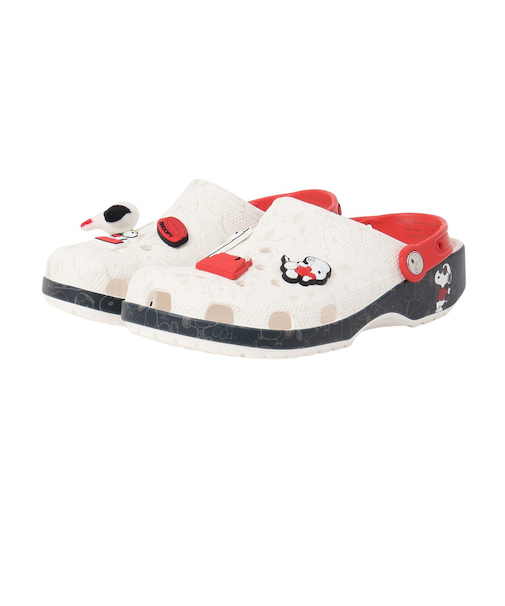 クロックス（crocs）スポーツサンダル ピーナッツ クラシック クロッグ ホワイト 211124-90H シャワーサンダル アウトドア レジャー