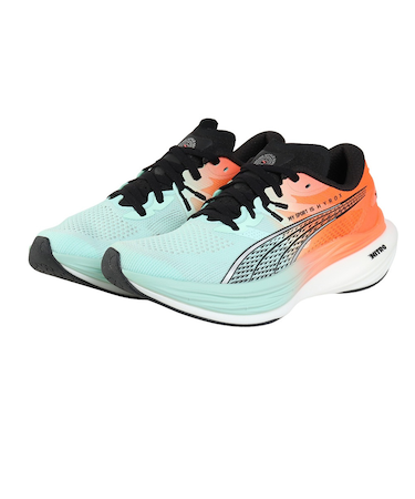 プーマ（PUMA）ランニングシューズ ジョギングシューズ プーマ ハイロックス ディヴィエイト ニトロ 3 レッド ブルー 31229301 スニーカー