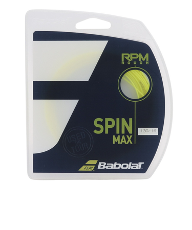 バボラ（BABOLAT）硬式テニスストリング RPM ROUGH 12m 130 YL 241140-130-YL