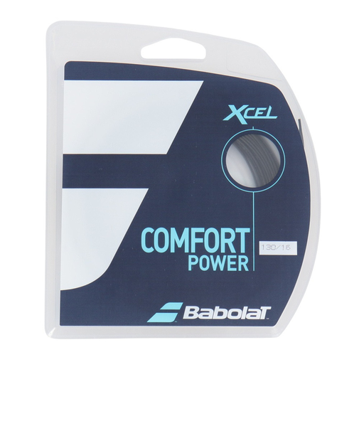 バボラ（BABOLAT）硬式テニスストリング Xcel 12m 130 241110-BK-130