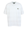 ラコステ（LACOSTE）パイル地切り替え同色ボーダーポロシャツ PH022J-99001