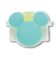 サンスター文具まーるい開かずピンちゃん ミッキーマーク MT ミント 0031119D 名札 クリップ 名札留め ロック機能