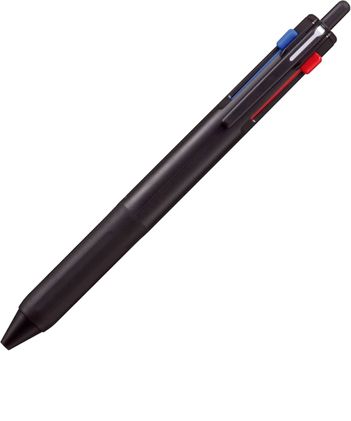 三菱鉛筆（MITSUBISHI PENCIL）新3色ボールペン ジェットストリーム  0.5mm 黒 SXE350705.24 後端ノック 多色ボールペン