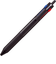 三菱鉛筆（MITSUBISHI PENCIL）新3色ボールペン ジェットストリーム  0.5mm 黒 SXE350705.24 後端ノック 多色ボールペン