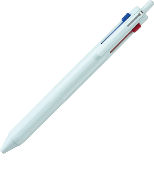 三菱鉛筆(MITSUBISHI PENCIL)新3色ボールペン ジェットストリーム 0.5mm アイスブルー SXE350705.32 多色ペン