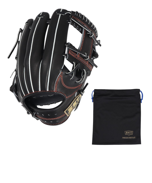ゼット(ZETT)硬式用グラブ 二塁手・遊撃手用 野球グローブ 一般 ネオステイタスVL BPGB12410N-1900