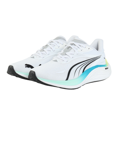 プーマ（PUMA）ランニングシューズ ジョギングシューズ エレクトリファイ ニトロ 4 ホワイト 31078813 スニーカー