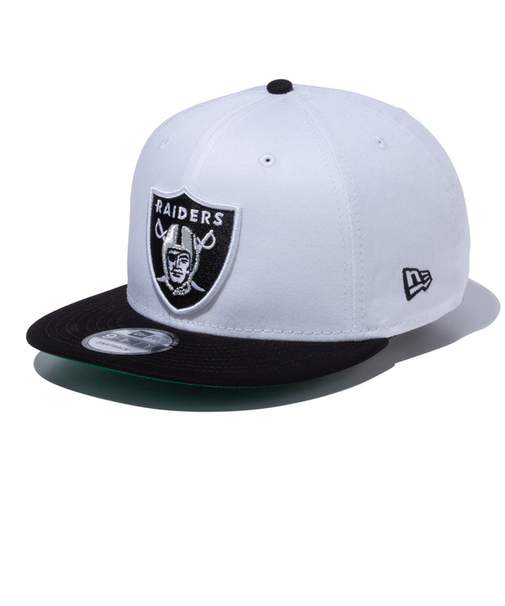 ニューエラ（NEW ERA）9FIFTY ラスベガス・レイダースシールドロゴ キャップ 白 Mサイズ 14524942 帽子 サイズ調整可
