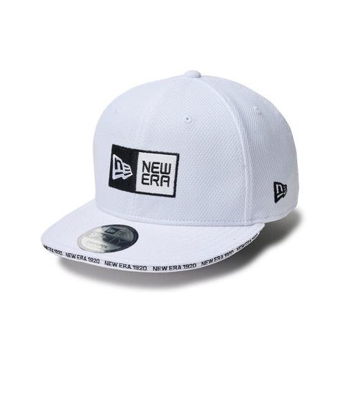 ニューエラ（NEW ERA）キャップ 9FIFTY Diamond Era 白 Mサイズ 14521660 帽子 フィッテッドキャップ  通気性 吸汗速乾 紫…