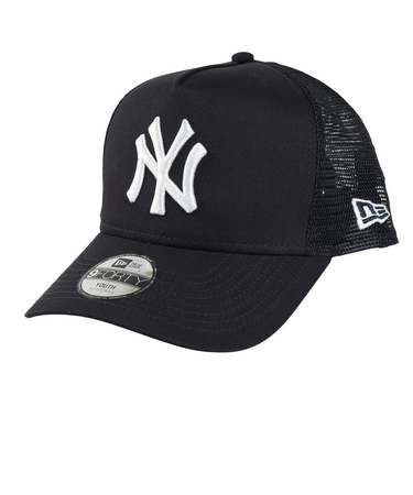 ニューエラ（NEW ERA）キッズ メッシュキャップ Youth 9FORTY A-Frame トラッカー MLB ニューヨーク・ヤンキース 14392017…