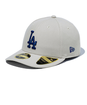 ニューエラ（NEW ERA）キャップ LP 59FIFTY ロサンゼルス・ドジャース グレー S-Lサイズ(57-59cm) 14524646 帽子 スポーツ…