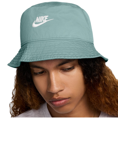 ナイキ（NIKE）ハット エイペックス フューチュラ ウォッシュ加工 バケットハット 緑 M-Lサイズ FB5381-017 バケハ 帽子