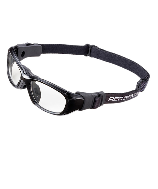 レックスペック(REC SPECS)メガネフレーム 眼鏡 ゴーグル 黒 REC-RS51 SHBK55※フレームのみ 保護用スポーツアイウェア