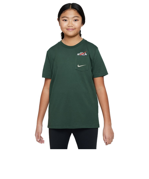 ナイキ（NIKE）ジュニア NSW BOXY ポケット付き 半袖Tシャツ HV5225-323