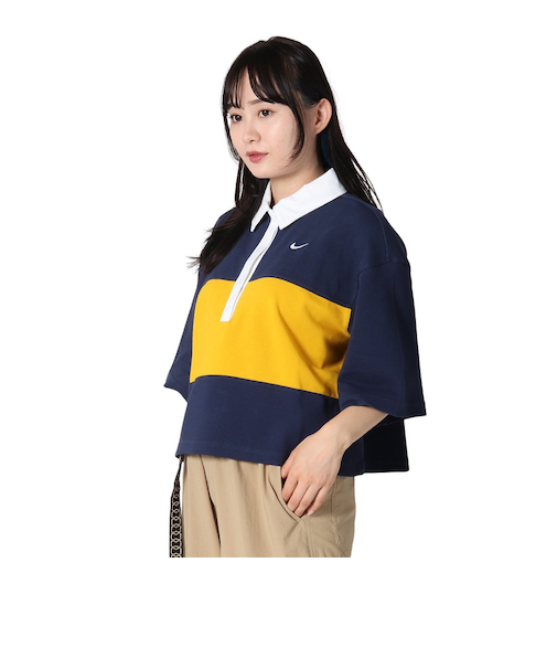 ナイキ（NIKE）オーバーサイズド 半袖ポロシャツトップ IB2154-410