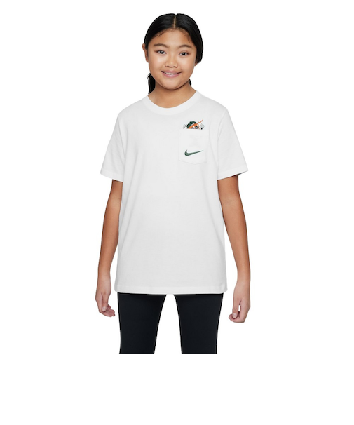 ナイキ（NIKE）ジュニア NSW BOXY ポケット付き 半袖Tシャツ HV5225-100