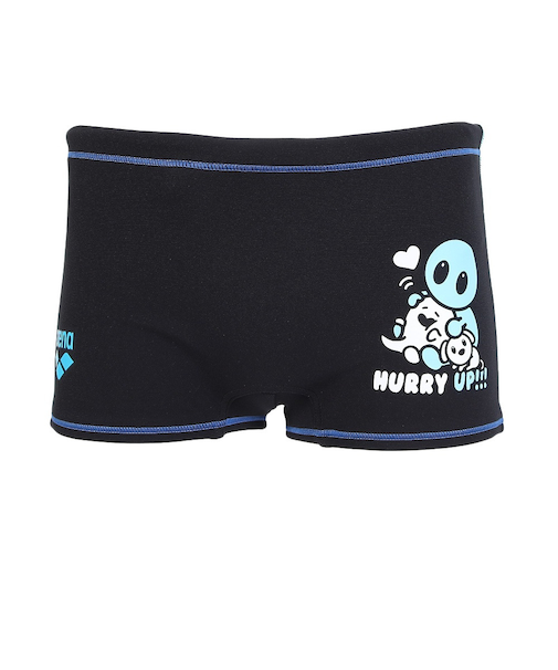 アリーナ（ARENA）競泳水着 ジュニア 男子 水泳 タフスーツ トレーニングスパッツ ショートレッグ 黒 130-140サイズ AS5FWM01B BK04…