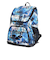 アリーナ（ARENA）水泳バッグ バックパック 黒×青 35L AS5FBP31U BKBL リュックサック スイムバッグ スイミングバッグ 総柄