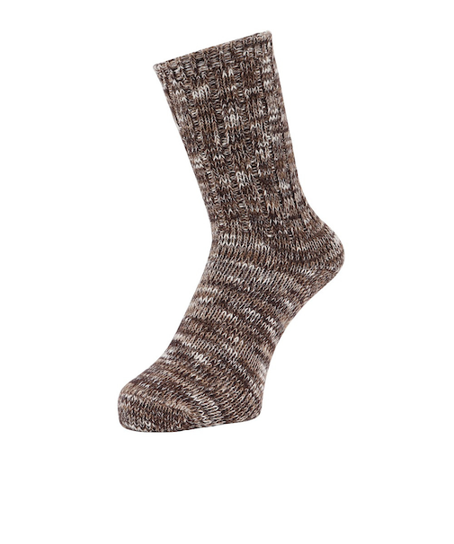 ヘルスニット（Healthknit）靴下 スラブ ミックス ソックス 191-8013-76