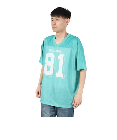 GUESS JEANS Vn Os 81 メッシュ 半袖Tシャツ M5GI48KCTE2 A83L