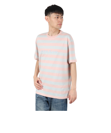 GUESS JEANS SS レギュラー ストライプ 半袖Tシャツ M4YI84K9XF1 S76Q