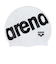 アリーナ（ARENA）スイムキャップ 水泳 キャップ シリコーンキャップ 白 AS5SSC11U WHBK スイミングキャップ シリコンキャップ