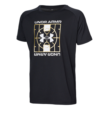 アンダーアーマー（UNDER ARMOUR）バスケットボールウェア ジュニア テック ロゴ ショートスリーブ Tシャツ 6001286 003