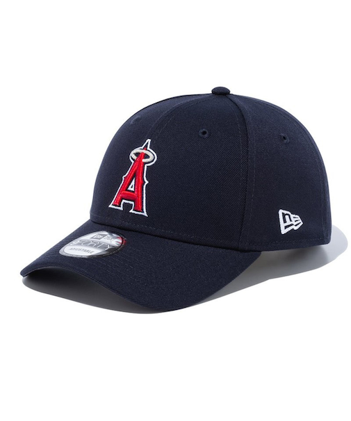 ニューエラ（NEW ERA）キャップ 9FORTY ロサンゼルス・エンゼルス 紺 14667466 サイズ調整可 日除け対策 プレカーブド