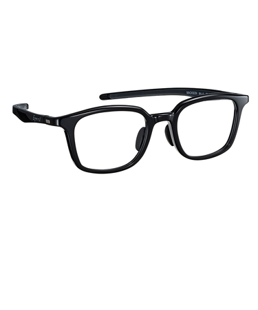 メガネフレーム マクソン ブラック ライトグレー MACKSON 50 BK-LG※フレームのみ 軽量  おしゃれ シンプル