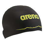 アリーナ（ARENA）スイムキャップ 水泳 キャップ レーシング シリコーンキャップ WA承認モデル 黒×黄 AS5SSC00U BKYL 競泳 公式大会