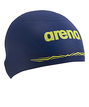 アリーナ（ARENA）スイムキャップ 水泳 キャップ レーシングシリコーンキャップ WA承認モデル 紺×黄 AS5SSC01U NVYL 競泳 公式大会