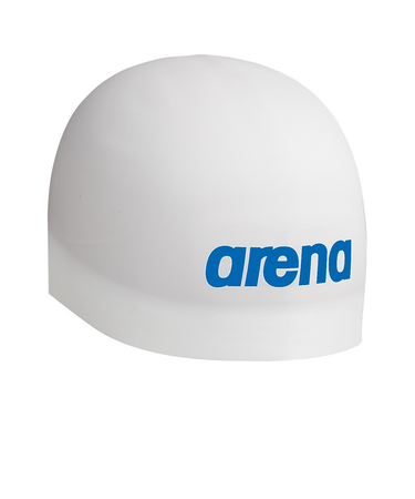 アリーナ（ARENA）スイムキャップ 水泳 キャップ レーシングシリコーンキャップ WA承認モデル 白×青 AS5SSC03U WHBL 競泳 公式大会