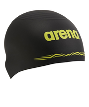 アリーナ（ARENA）スイムキャップ 水泳 キャップ レーシング シリコーンキャップ WA承認モデル 黒×黄 AS5SSC01U BKYL 競泳 公式大会