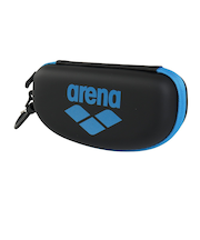 アリーナ（ARENA）ゴーグルケース 水泳バッグ M ブラック×ブルーAS5SAZ70U BKBL ゴーグル保護 持ち運び フック付き