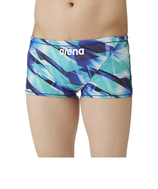 アリーナ（ARENA）競泳水着 メンズ 水泳 トレーニング スパッツ 青 SS-LLサイズ SAR-4119 BLU スイムウェア 水着 ショートスパッツ 練…