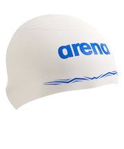 アリーナ（ARENA）スイムキャップ 水泳 キャップ レーシング シリコーンキャップ WA承認モデル 白×青 AS5SSC01U WHBL 競泳 公式大会