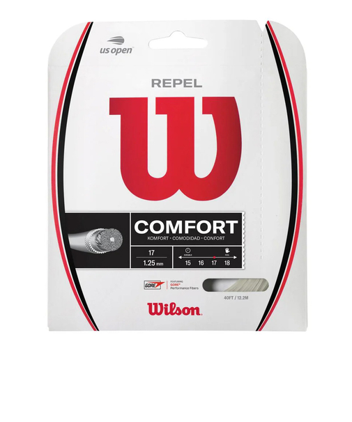 ウイルソン（Wilson）硬式テニスストリング REPEL 17 SET Natural 17G WR831260117