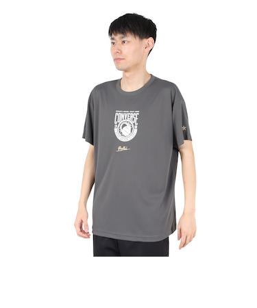 コンバース（CONVERSE）バスケットボールウェア ゴールドシリーズ プリントTシャツ CBG251351-1800