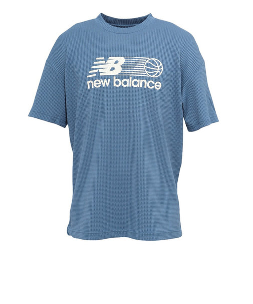ニューバランス（new balance）バスケットボールウェア グラフィック半袖シャツ AMT55620DAL
