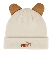 プーマ（PUMA）ニットキャップ ジュニア アニマル ミッド クラウン ビーニー アイボリー 02656401 ニット帽 帽子 フリーサイズ 子供 耳付き