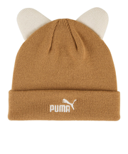 プーマ（PUMA）ニットキャップ ジュニア ニマル ミッド クラウン ビーニー キャメル 02656402 ニット帽 帽子 フリーサイズ 子供 耳付き