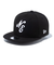 ニューエラ（NEW ERA）キャップ キッズ 950 クラシックロゴ ブラック×ホワイト 14524535 アジャスタブル サイズ調整可 ジュニア 日差し対策