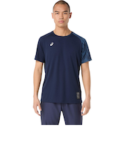 アシックス（ASICS）バレーボールウェア ドライグラフィック 半袖シャツ 2031F160.400