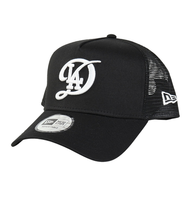 ニューエラ（NEW ERA）メッシュキャップ AFTR ロサンゼルス・ドジャース LAD BLAC 黒 56-60cm 14750945 キャップ 帽子 メッ…