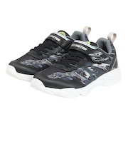 ムーンスター(MoonStar)ジュニアス ポーツシューズ ベルクロ ベルト付き スニーカー SK0070WS シップウ ブラック グレー 12240086