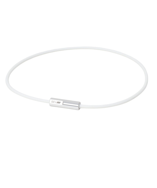 セブ（SEV）健康アクセサリー ネックレス 首用 ルーパー 白