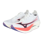 ミズノ（MIZUNO）ランニングシューズ トレーニングシューズ 部活 ウエーブリベリオンプロ LOW ホワイト ネイビー U1GD254011 スニーカー