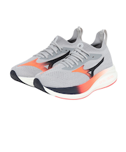 ミズノ(MIZUNO)ランニングシューズ ジョギングシューズ ミズノ ネオ ゼン グレー レッド J1GC258651 スニーカー