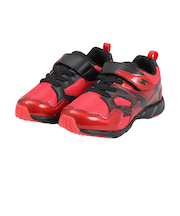 ムーンスター（MoonStar）ジュニア スポーツシューズ ベルクロ ベルト付き スニーカー SSK1222 レッド ブラック 12240112