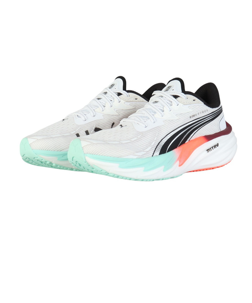 プーマ(PUMA)ランニングシューズ ジョギングシューズ PUMA×HYROX ヴェロシティ ニトロ 4 ホワイト 31191201 スニーカー